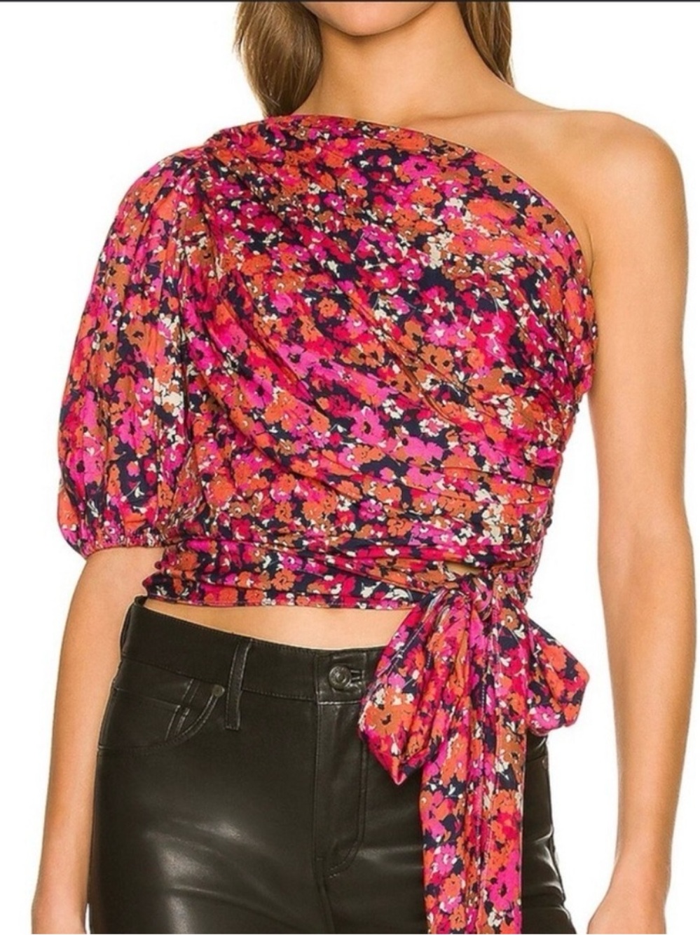 Amanda Uprichard One Shouldered Top